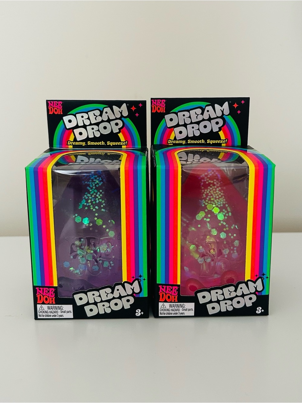 Needoh Dream Drop Kids Sensory Squeeze Toy - Purple or Pink